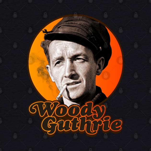 Woody Guthrie by darklordpug